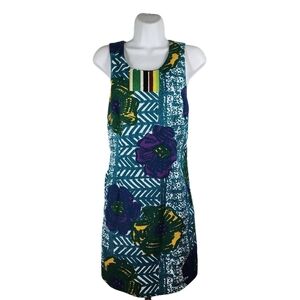 VANESSA VIRGINIA FLORAL SLEEVELESS DRESS